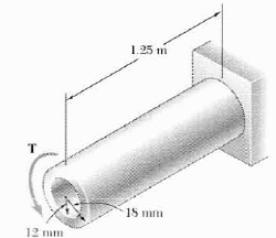 Solved For The Aluminum Shaft Shown G 27 Gpa Determine A T Chegg 