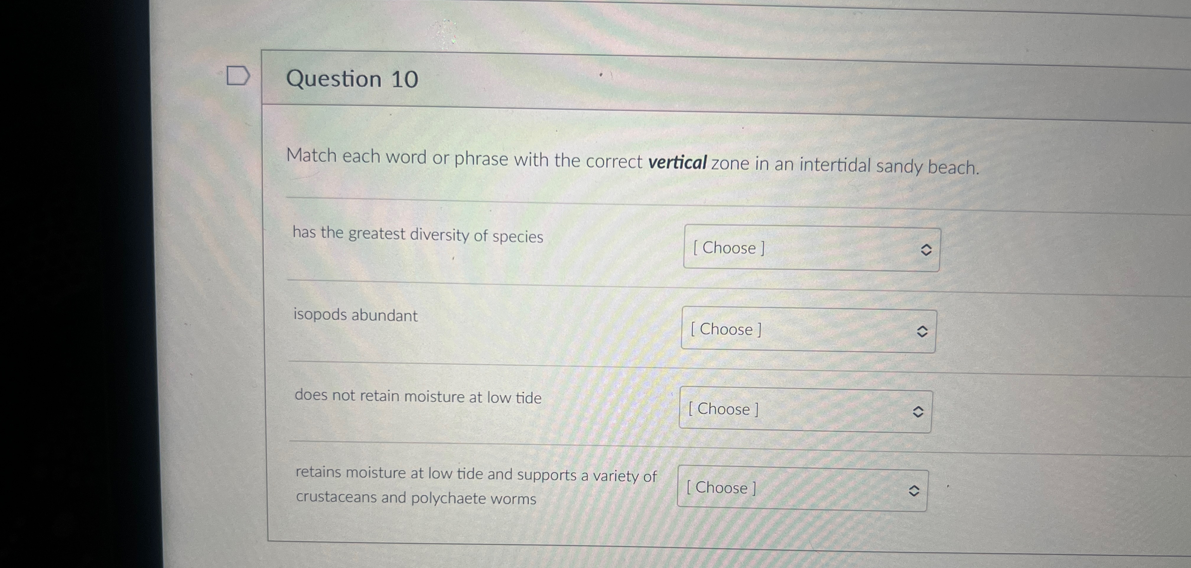 Solved Question 10Match each word or phrase with the correct | Chegg.com