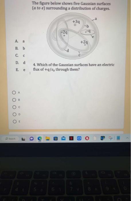 Solved 3. The figure below shows a distribution of charges. | Chegg.com