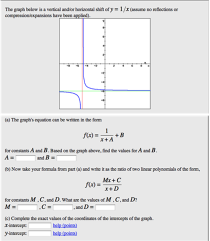 Solved The Graph Below Is A Vertical And Or Horizontal Sh Chegg Com