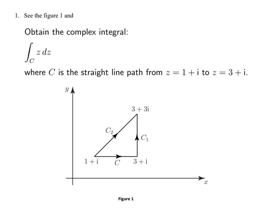 Solved 1. See the figure 1 and Obtain the complex | Chegg.com