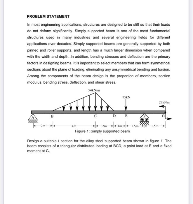 Solved PROBLEM STATEMENT In most engineering applications, | Chegg.com