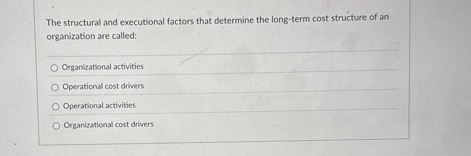 Solved The structural and executional factors that determine | Chegg.com