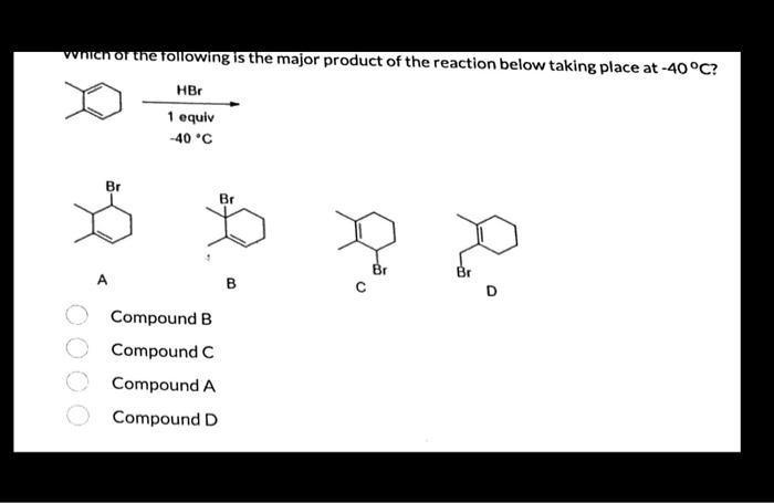 Solved A B Compound B Compound C Compound A Compound D | Chegg.com