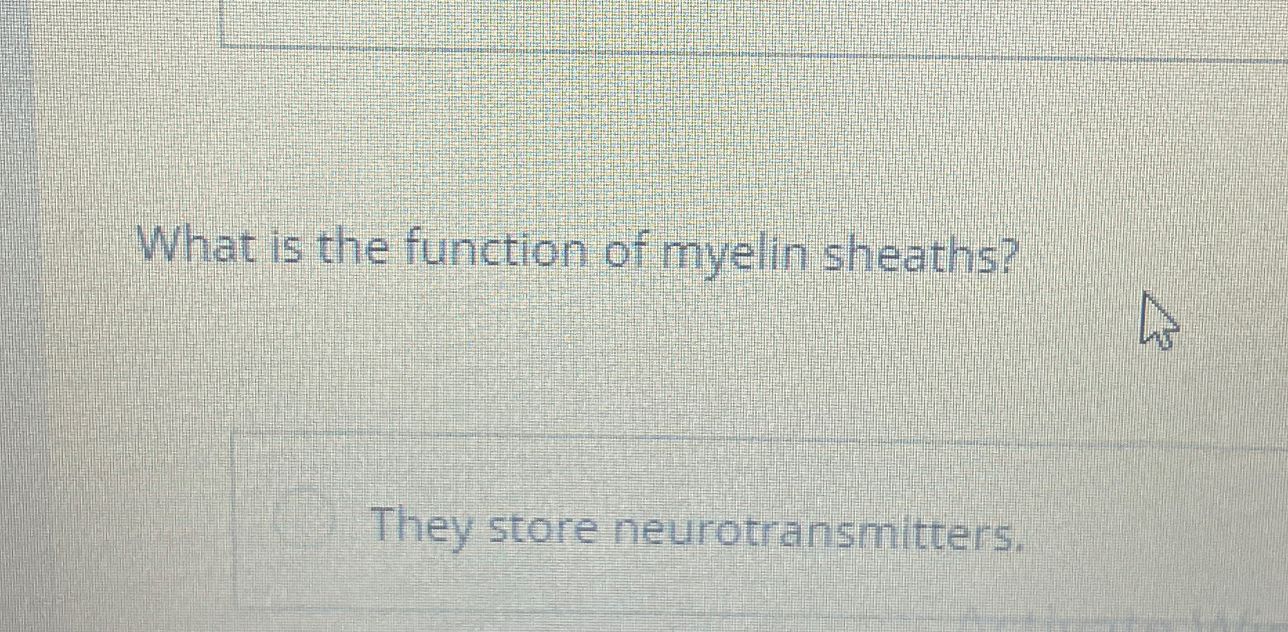 Solved What is the function of myelin sheaths?They store | Chegg.com