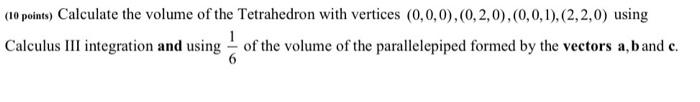 Solved This is a calc 3 problem please Show all work and | Chegg.com