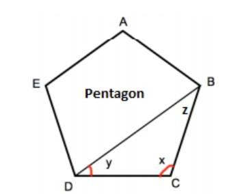 Solved Find the measure of x and y angles in the following | Chegg.com