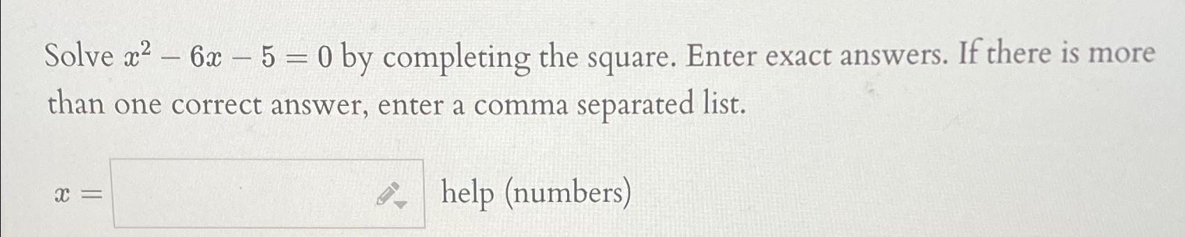 x square 5 x 6 answer