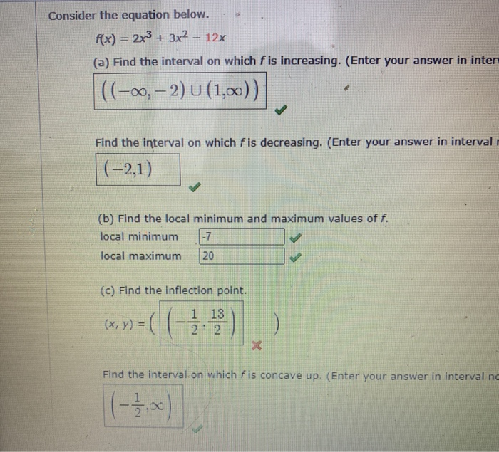 solved-consider-the-equation-below-f-x-2x3-3x2-12x-chegg