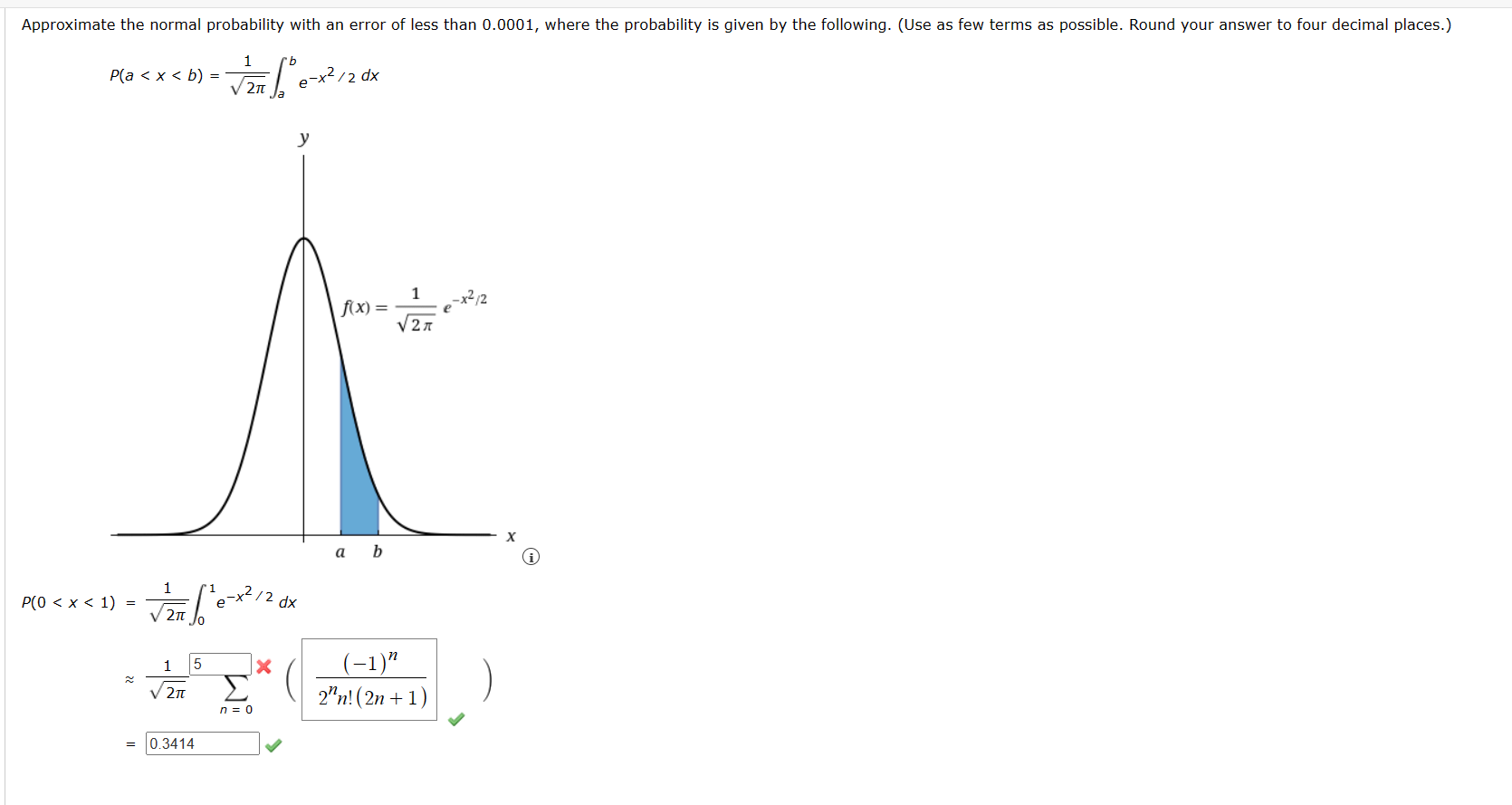 Solved Approximate the normal probability with an error of | Chegg.com