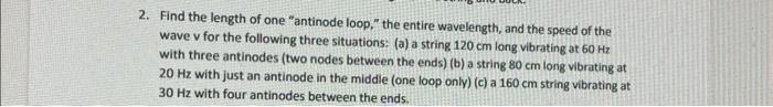 Solved 2. Find the length of one 