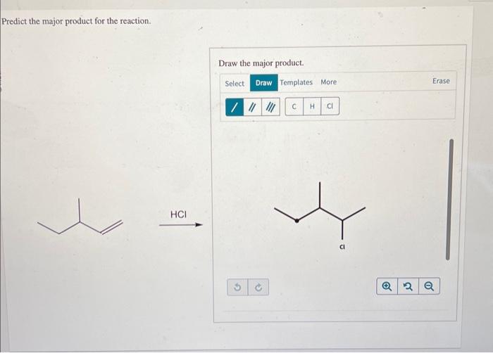 Solved Predict the major product for the reaction. Predict | Chegg.com