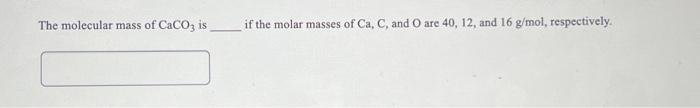 what is the molecular mass of ca(no3)2