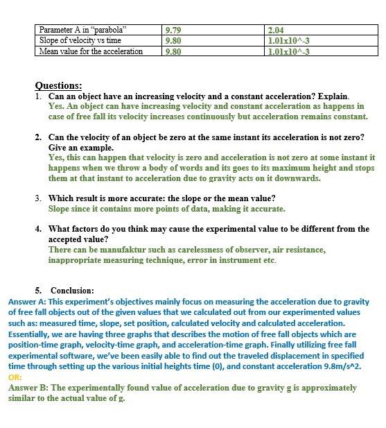 Solved Lab report Questions please check all of them if they | Chegg.com