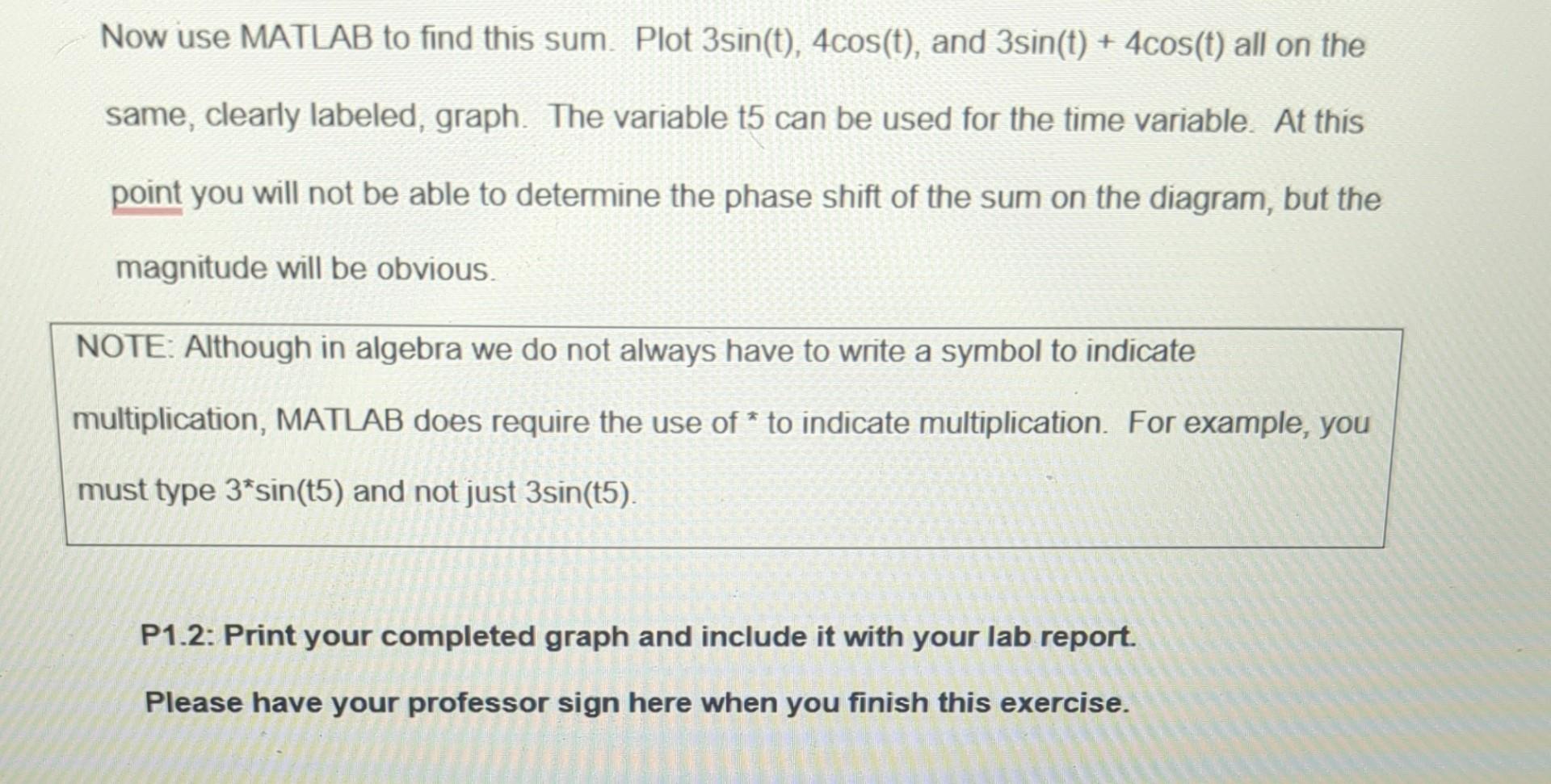 Solved answer the question on Matlab and show me a video how | Chegg.com