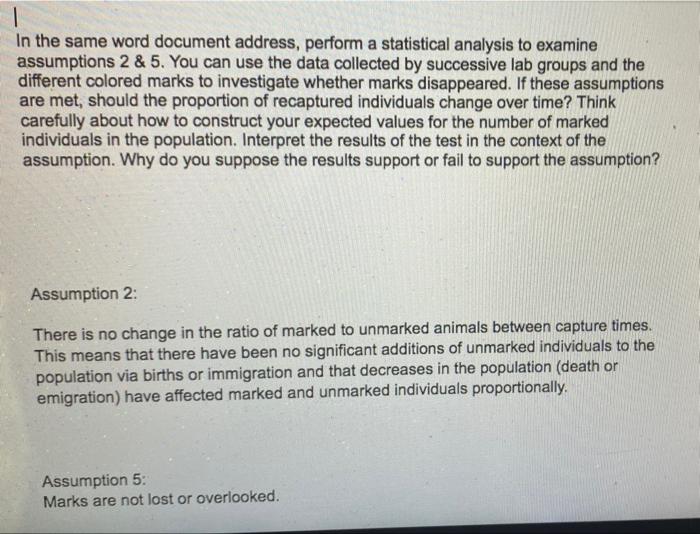 Solved please answer the statistical analysis part with an | Chegg.com