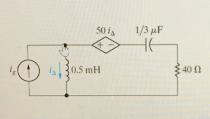 Solved Find The Average Power Dissipated In The 40Ω Resistor | Chegg.com