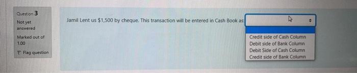 Solved Question 1 Not yet answered Marked out of 200 A | Chegg.com