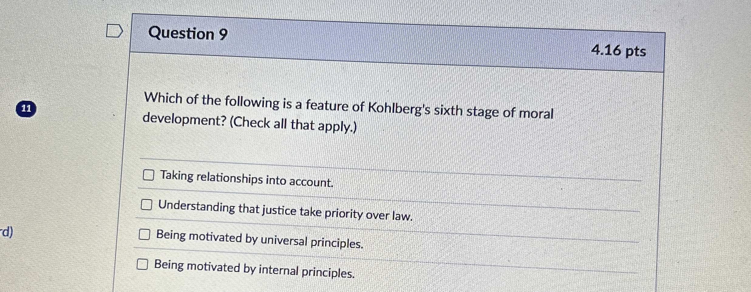 Solved Question 94.16 ﻿ptsWhich of the following is a