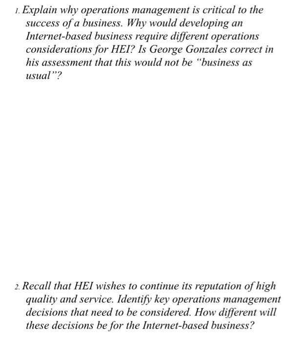 Solved CASE Hightone Electronics, Inc. Gonzales,