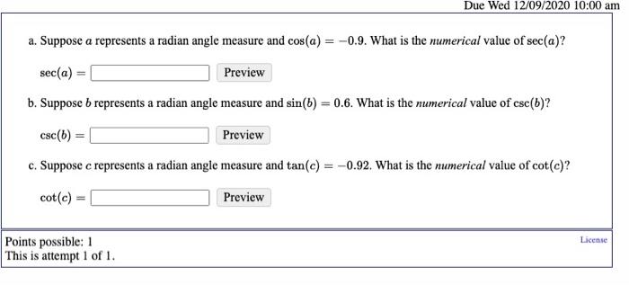 Solved Due Wed 12/09/2020 10:00 Am A. Suppose A Represents A | Chegg.com