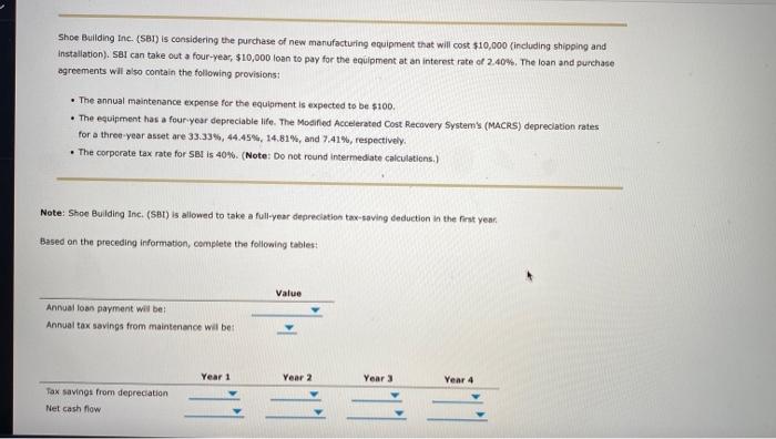 SBI Manufacturing