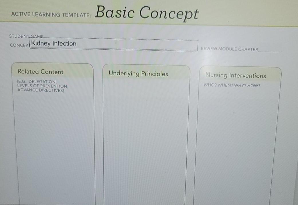Solved ACTIVE LEARNING TEMPLATE: Basic Concept STUDENT.NAME | Chegg.com