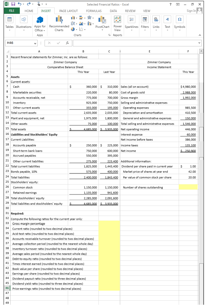 Solved Compute and interpret financial ratios that managers | Chegg.com