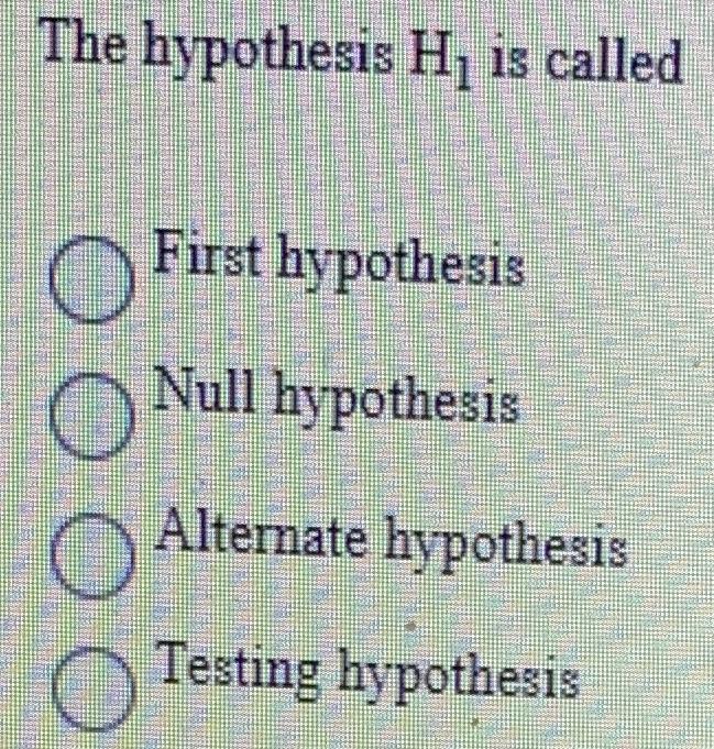 h0 h1 hypothesis testing