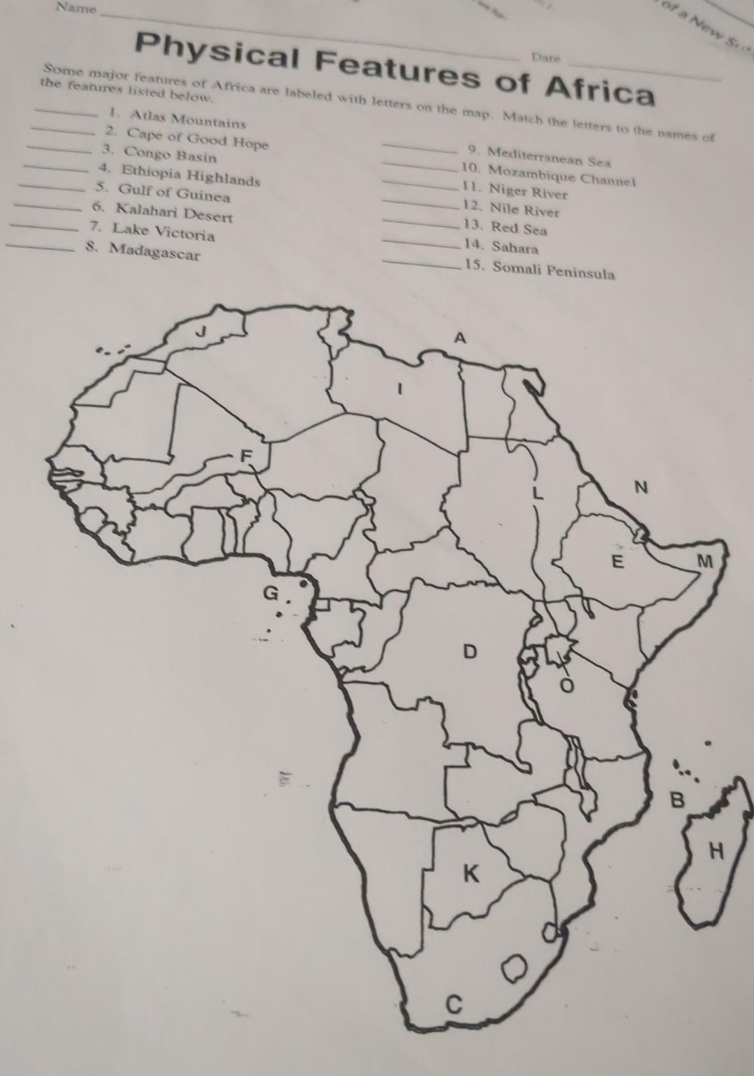 africa map kalahari desert