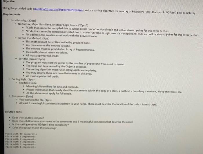 Solved Objective: Using the provided code (Gestion and | Chegg.com