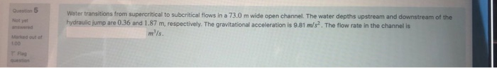 Solved Q5 Note Water transitions from supercritical to | Chegg.com