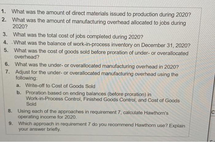 Solved entries. 6. What was the under-or overallocated | Chegg.com