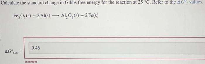 Solved Fe2O3( S)+2Al(s) Al2O3( S)+2Fe(s) | Chegg.com