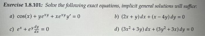 Solved Can someone help me with these Differential Equations | Chegg.com