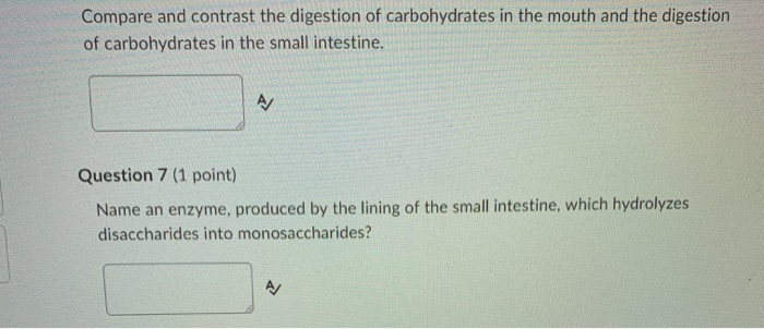 Solved Compare and contrast the digestion of carbohydrates | Chegg.com