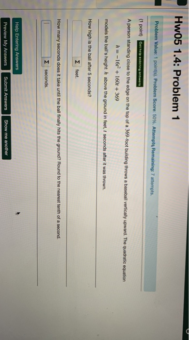 Solved Hw05 1.4: Problem 1 Problem Value: 1 points. Problem | Chegg.com