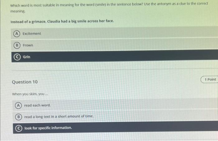 Solved Which word is most suitable in meaning for the word | Chegg.com