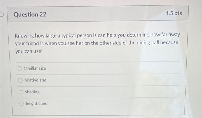 Solved In the figure below, the circle appears to be closer | Chegg.com