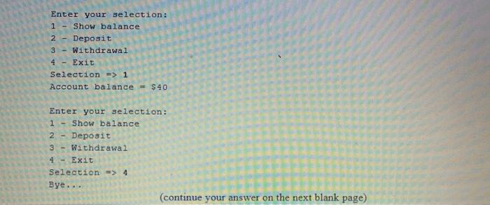 Solved www.IM Write a C++ class BankAccount that can be used | Chegg.com