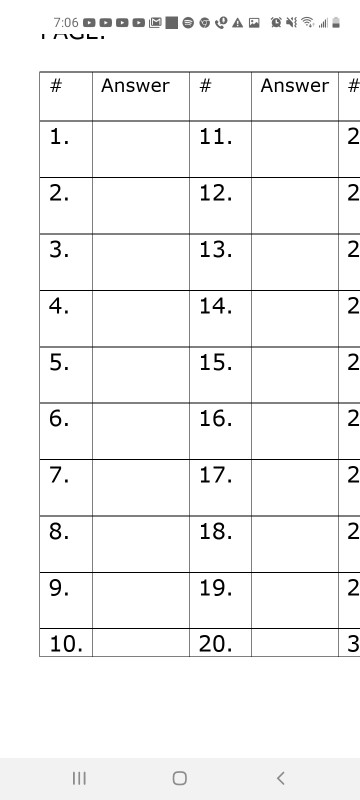 Solved Label parts of a plant (Column A). Place the letter | Chegg.com