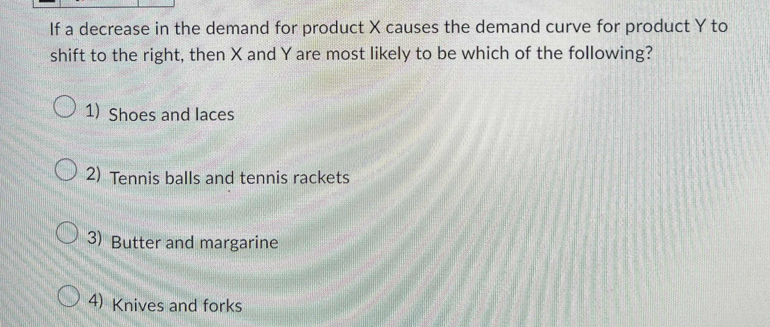 Solved If a decrease in the demand for product x ﻿causes the | Chegg.com