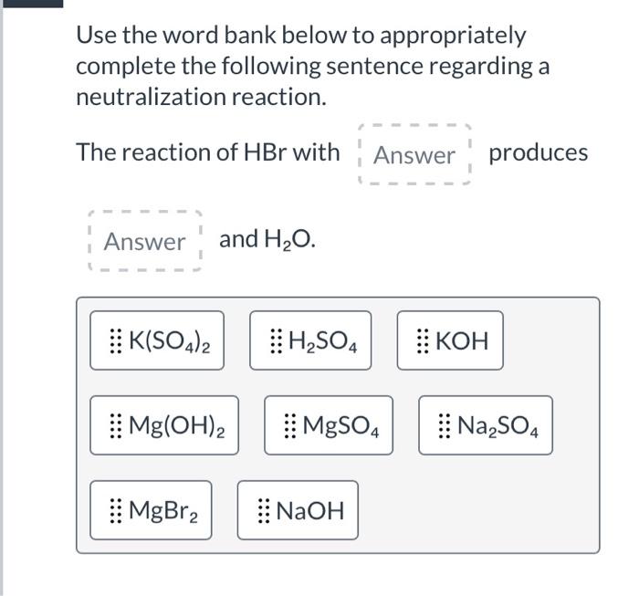 Use the word bank below to appropriately complete the