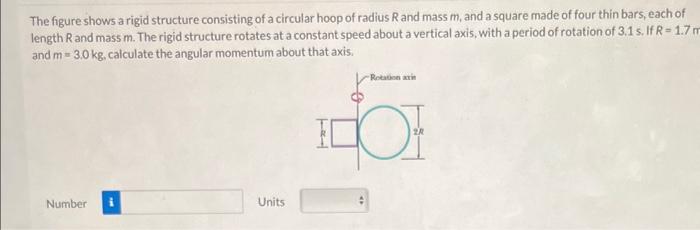 Solved The figure shows a rigid structure consisting of a | Chegg.com