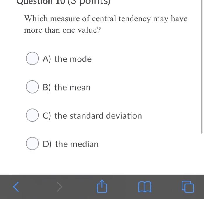 Solved Question 1 (3 points) Saved Which of the following | Chegg.com