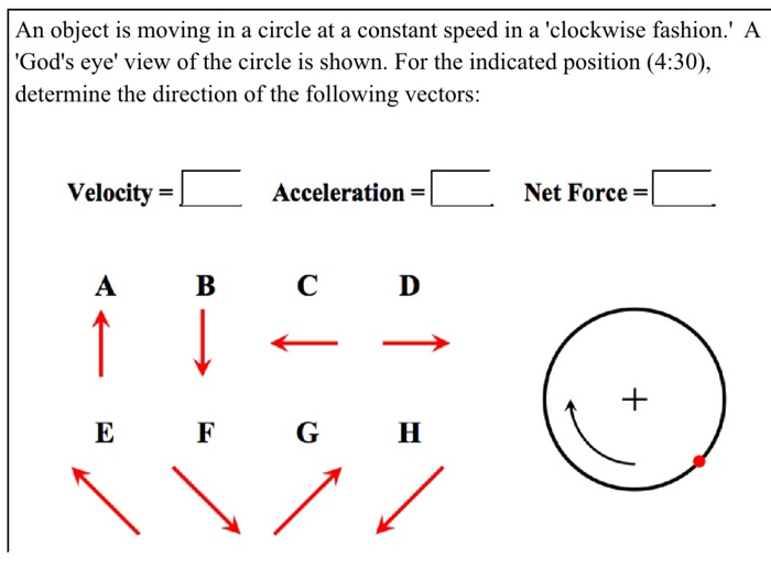 What Causes An Object To Move In A Circle At A Constant Speed