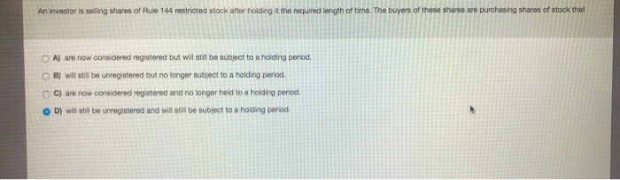 solved-an-investor-is-selling-shares-of-rule-144-restricted-chegg