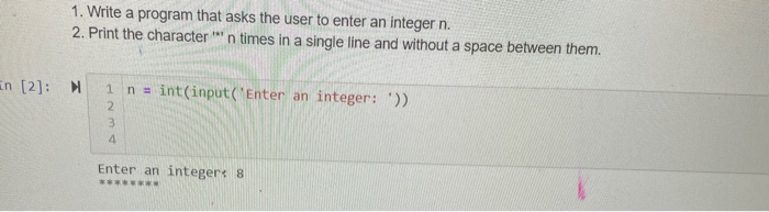 Solved 1. Write a program that asks the user to enter an | Chegg.com