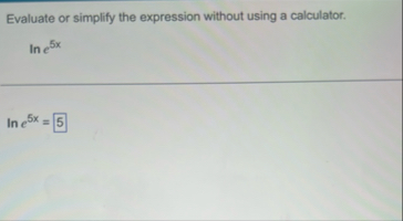 Solved Evaluate or simplify the expression without using a | Chegg.com
