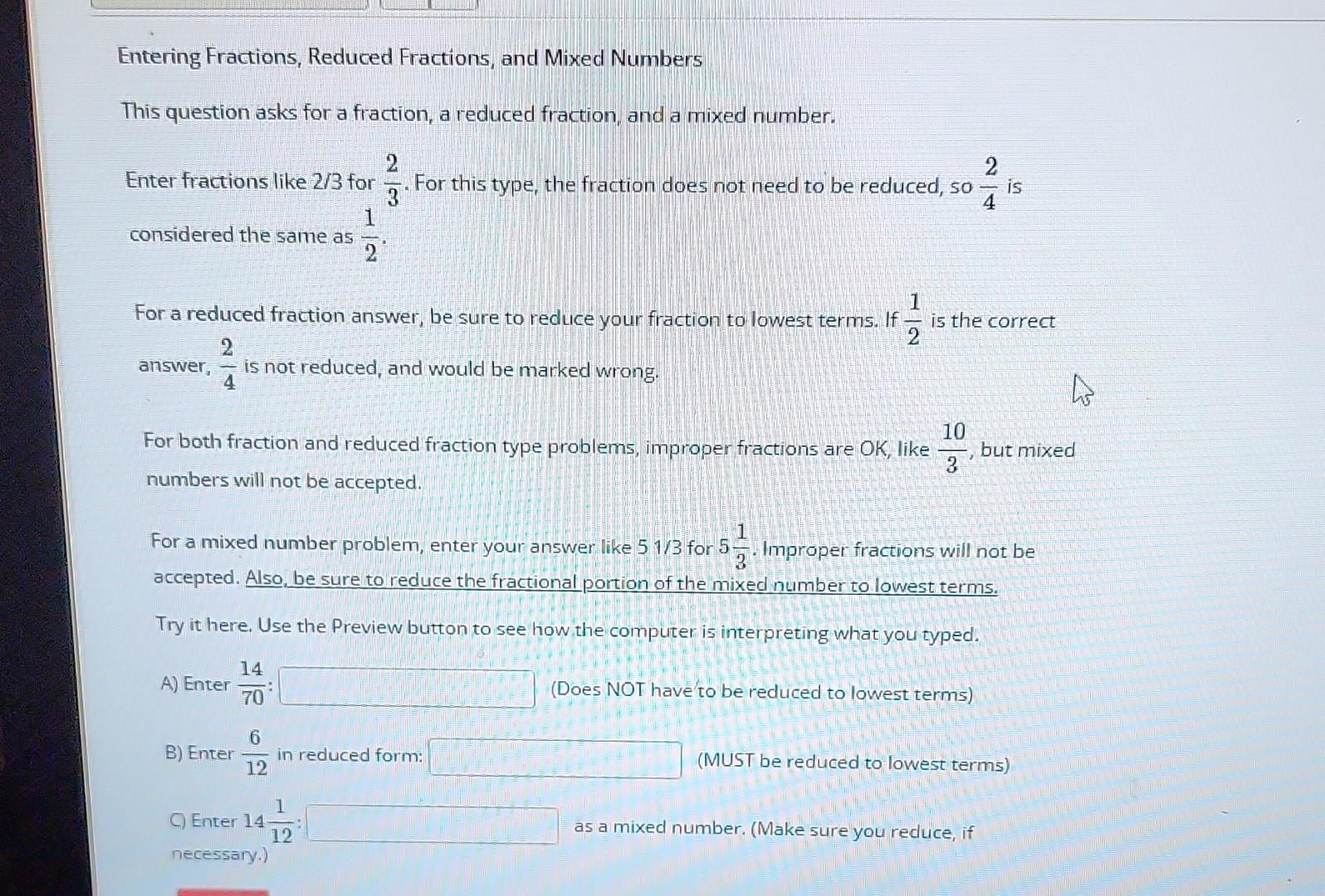 solved-entering-fractions-reduced-fractions-and-mixed-chegg